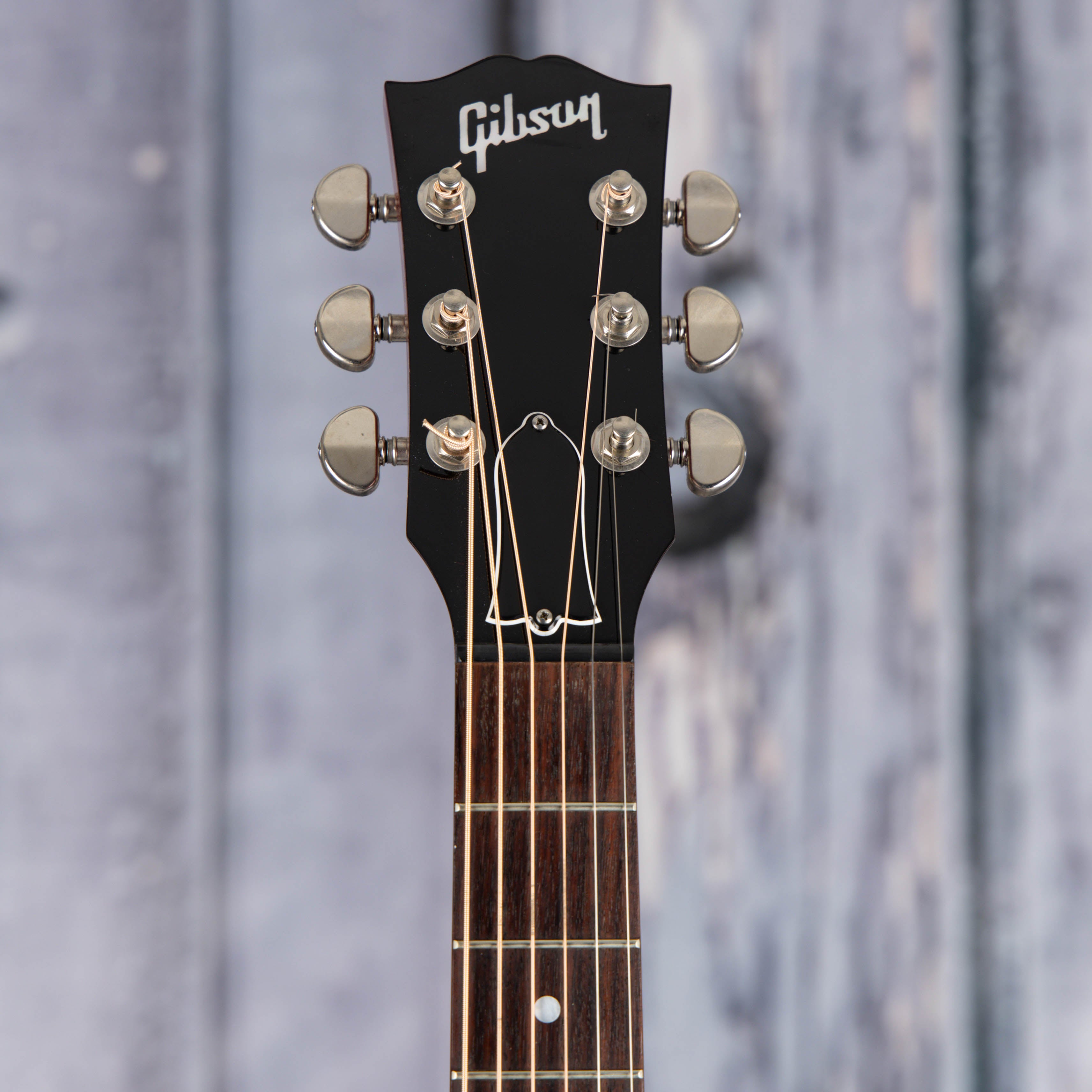Used Gibson J-45 Standard Acoustic/Electric Guitar, 2022, Cherry, front headstock