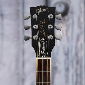 Used Gibson Les Paul Traditional PRO II Electric Guitar, 2013, Transparent Red, front headstock