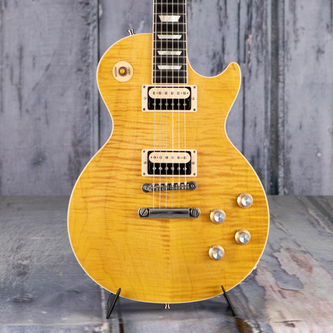 Used Gibson Slash Les Paul Standard Electric Guitar, 2022, Appetite Burst, front closeup