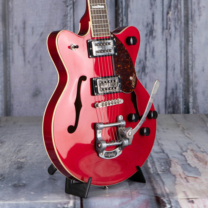 Used Gretsch G2657T Streamliner Center Block Jr. Double-Cut W/ Bigsby Semi-Hollowbody, Candy Apple Red