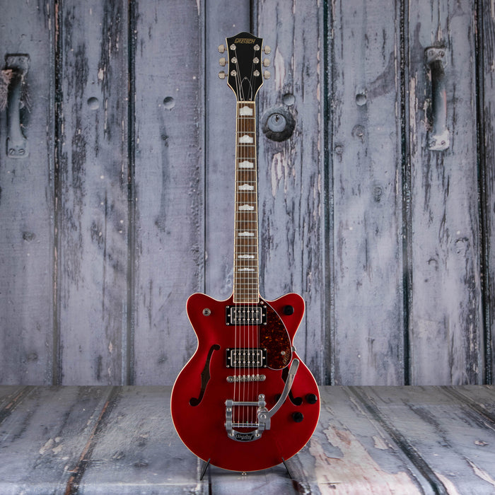 Used Gretsch G2657T Streamliner Center Block Jr. Double-Cut W/ Bigsby Semi-Hollowbody, Candy Apple Red
