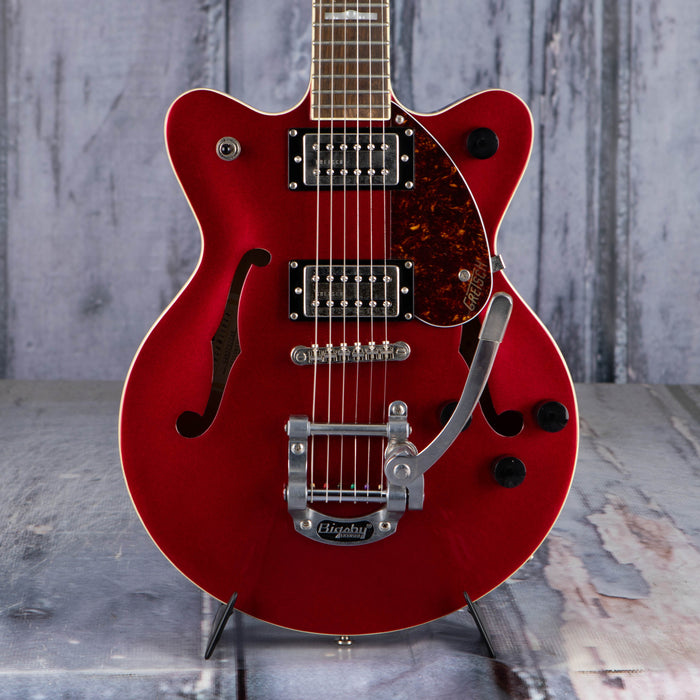Used Gretsch G2657T Streamliner Center Block Jr. Double-Cut W/ Bigsby Semi-Hollowbody, Candy Apple Red
