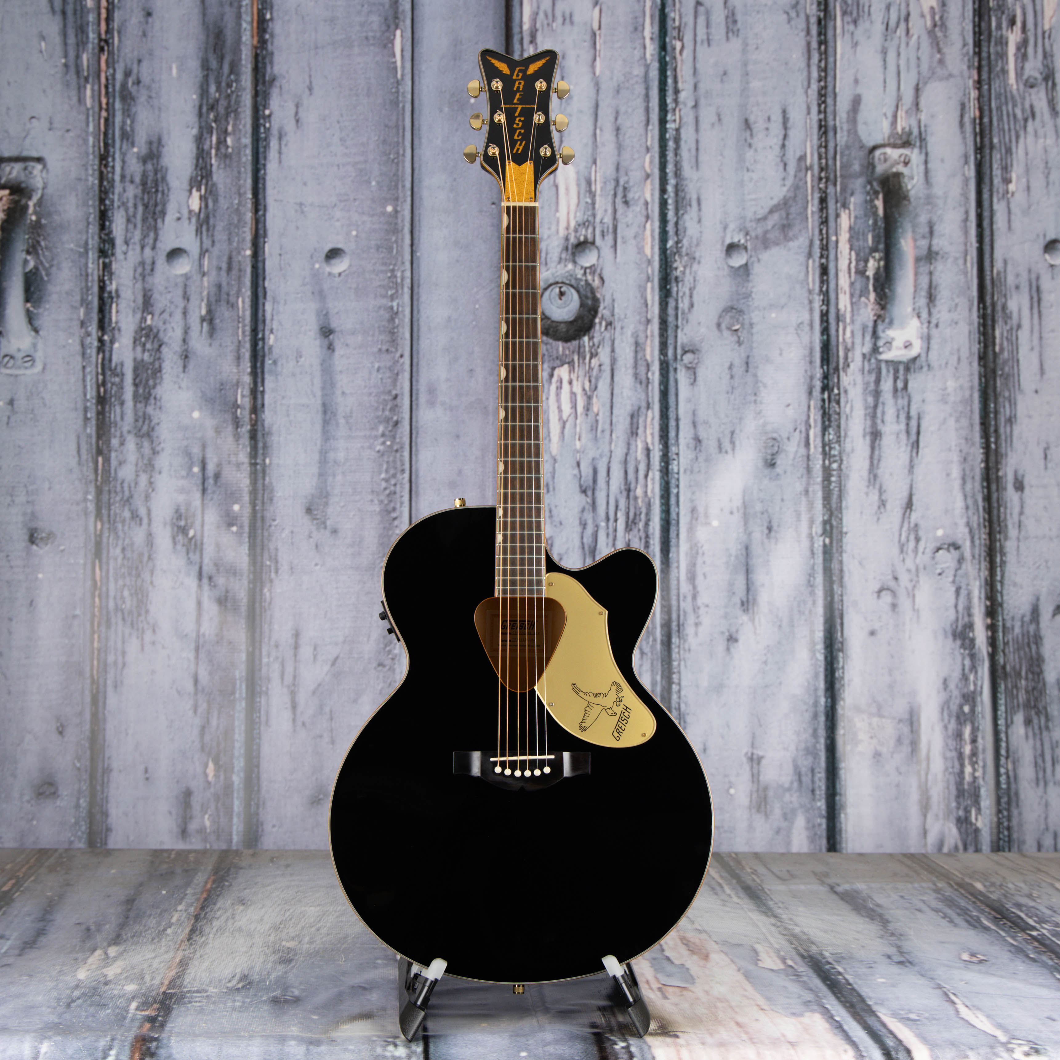 Used Gretsch G5022CWFE Rancher Falcon Acoustic/Electric Guitar, 2015, Black, front