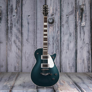 Used Gretsch G5220 Electromatic Jet BT Single-Cut W/ V-Stoptail Electric Guitar, 2021, Jade Grey Metallic, front
