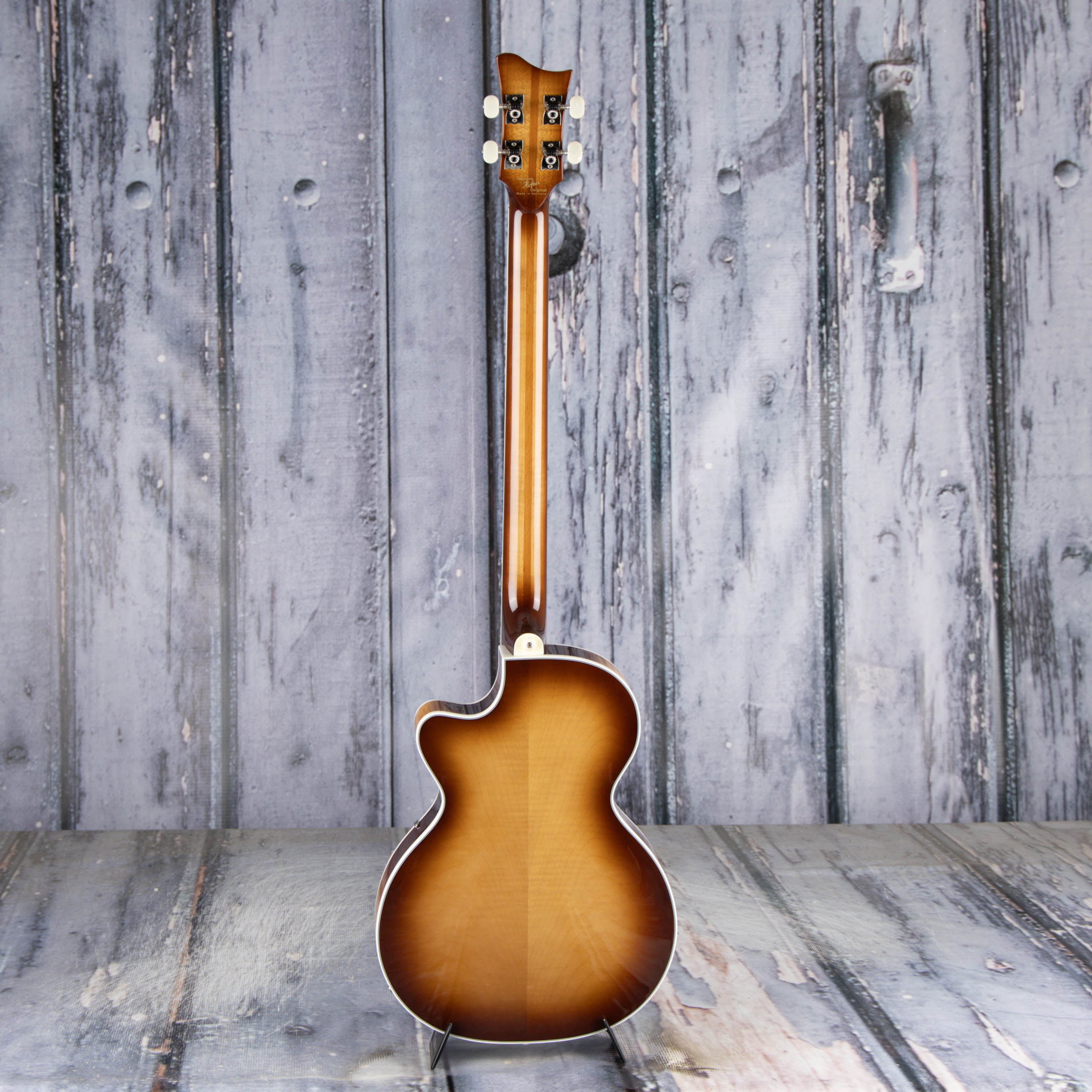 Used Höfner Club 500/2 Hollowbody Bass Guitar, Sunburst, back