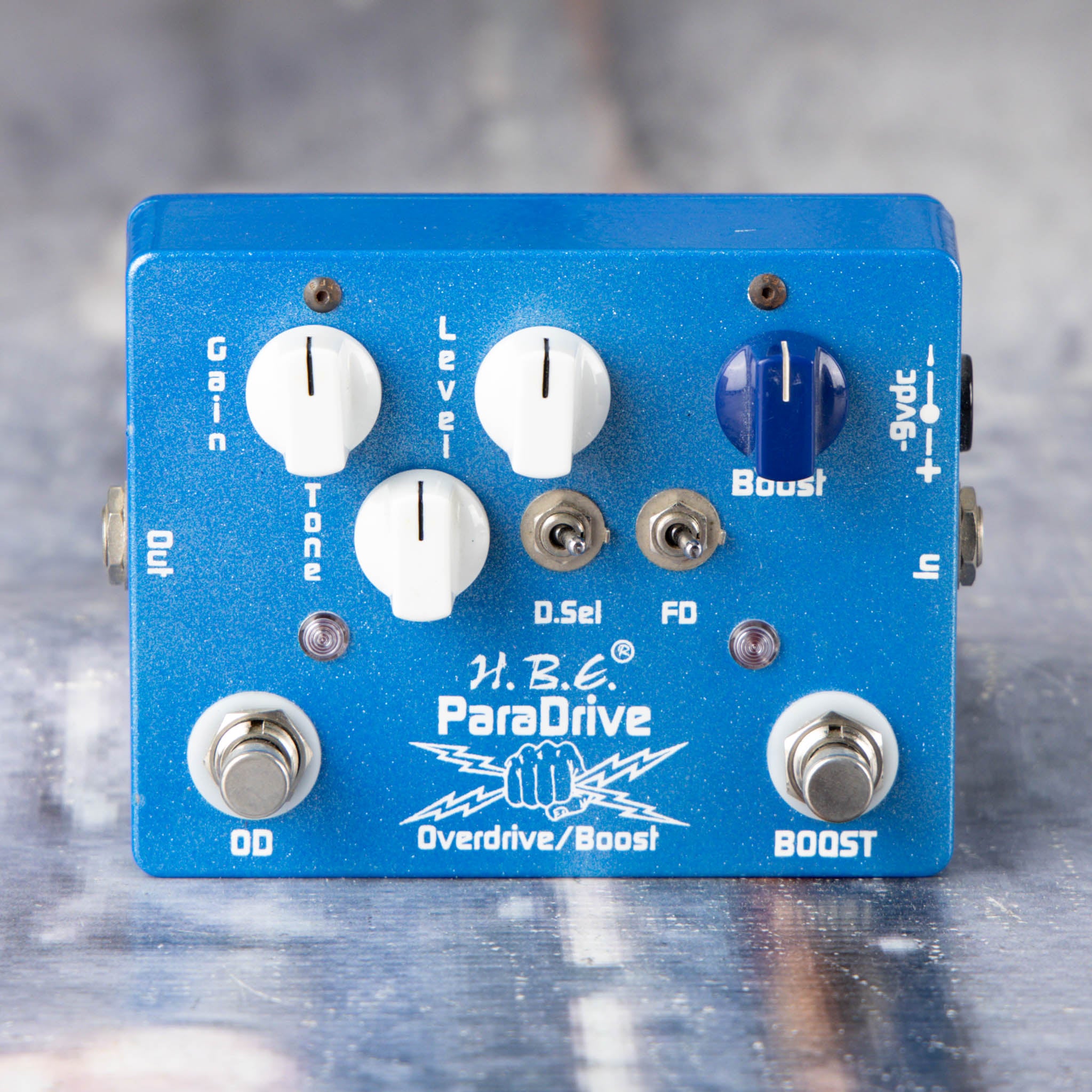 Used HomeBrew Electronics ParaDrive Overdrive Boost Effects Pedal, front