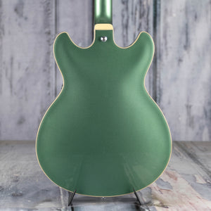 Used Ibanez Artcore AS73 Semi-Hollowbody Guitar, Olive Metallic, back closeup
