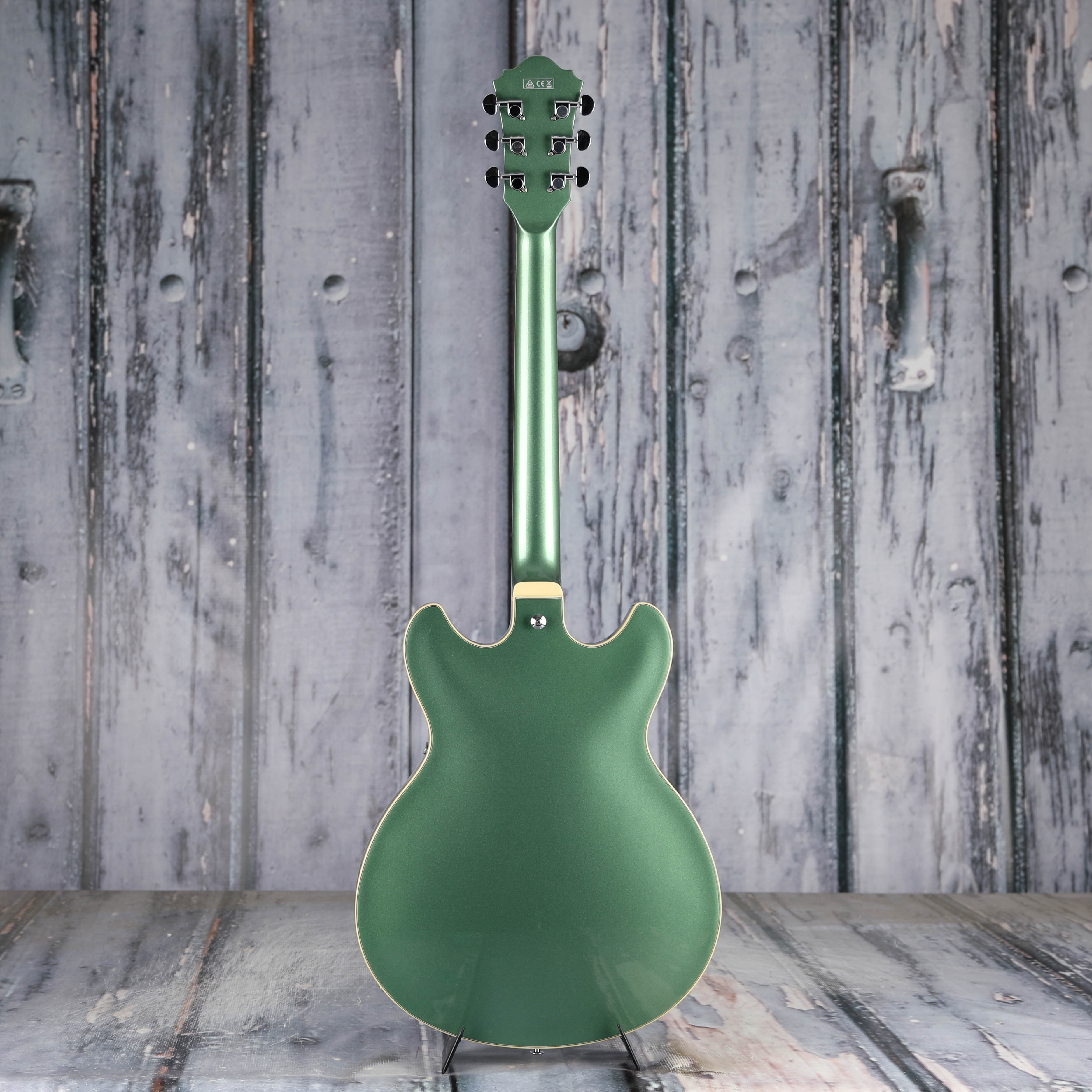 Used Ibanez Artcore AS73 Semi-Hollowbody Guitar, Olive Metallic, back