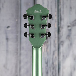 Used Ibanez Artcore AS73 Semi-Hollowbody Guitar, Olive Metallic, back headstock