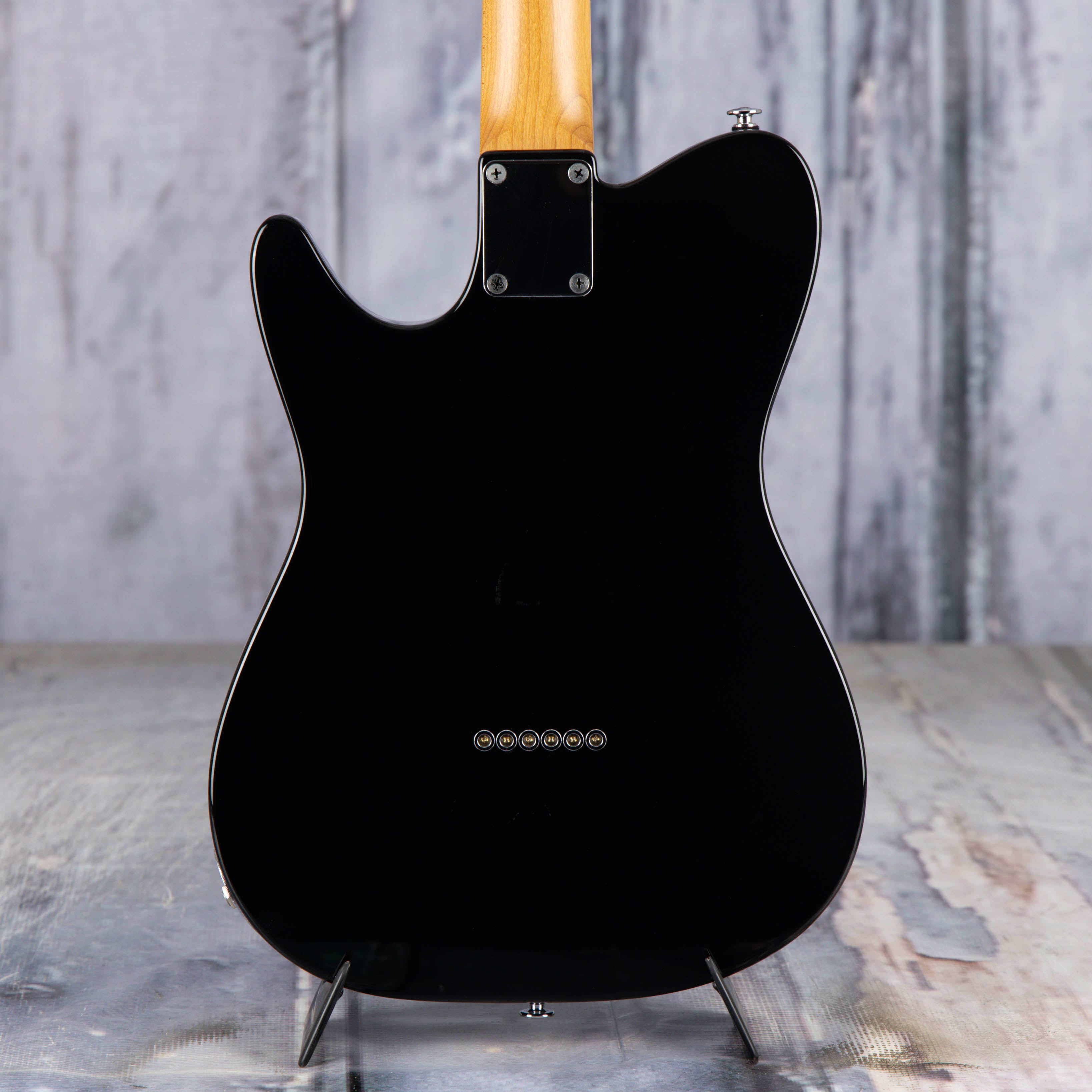 Used Ibanez FLATV1 Josh Smith Signature Electric Guitar, 2024, Black, back closeup