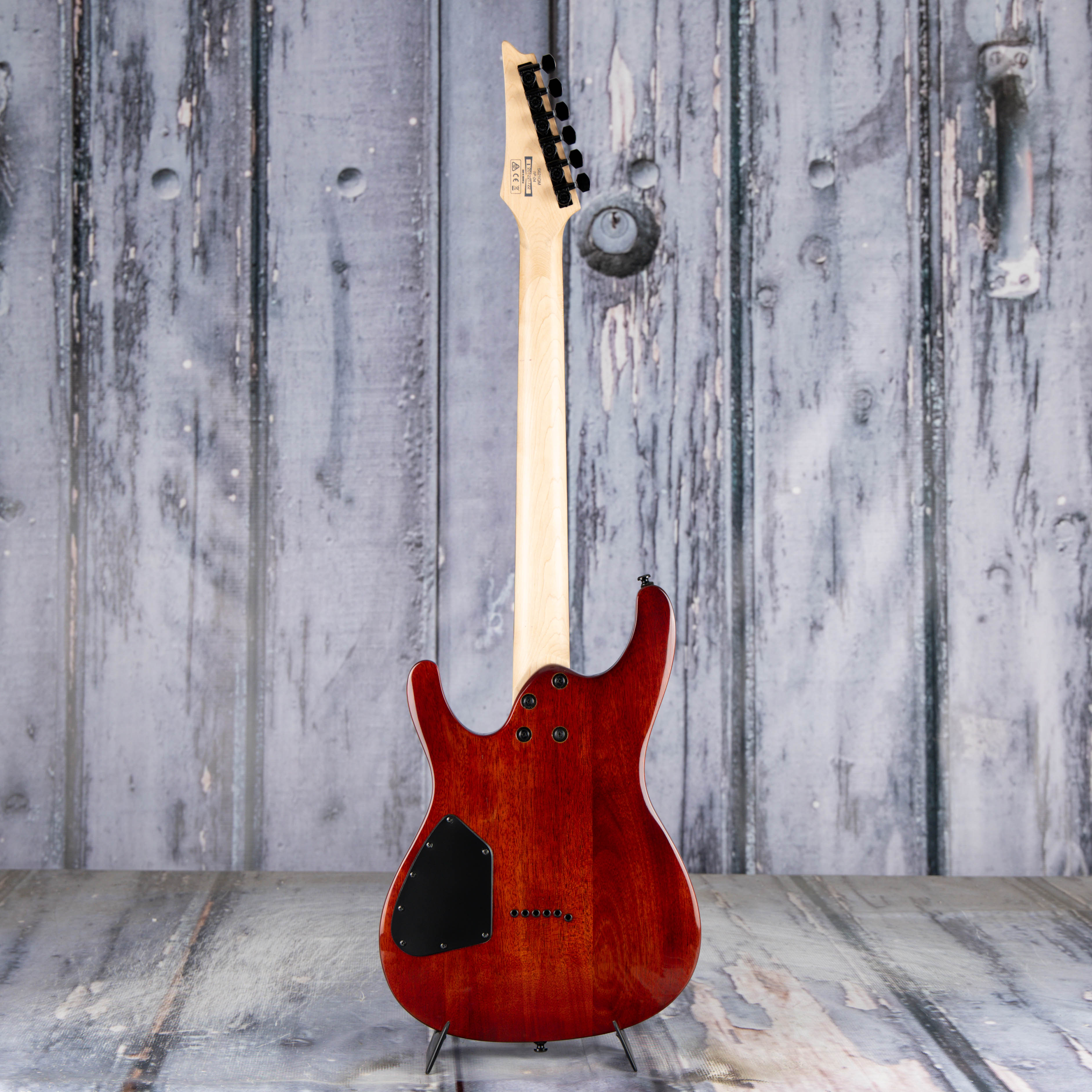 Used Ibanez S621QM Electric Guitar, 2020, Dragon Eye Burst, back