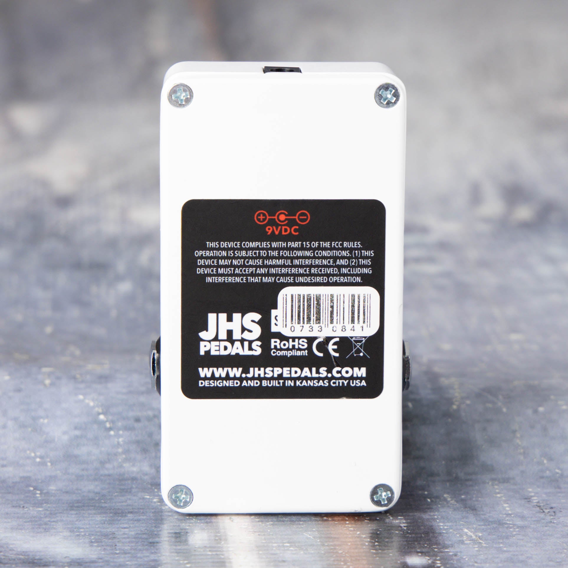 Used JHS Pedals 3 Series Overdrive Effects Pedal, back