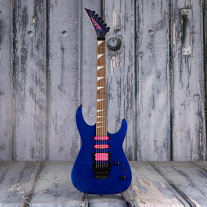 Used Jackson X Series Dinky DK3XR HSS Electric Guitar, Cobalt Blue, front