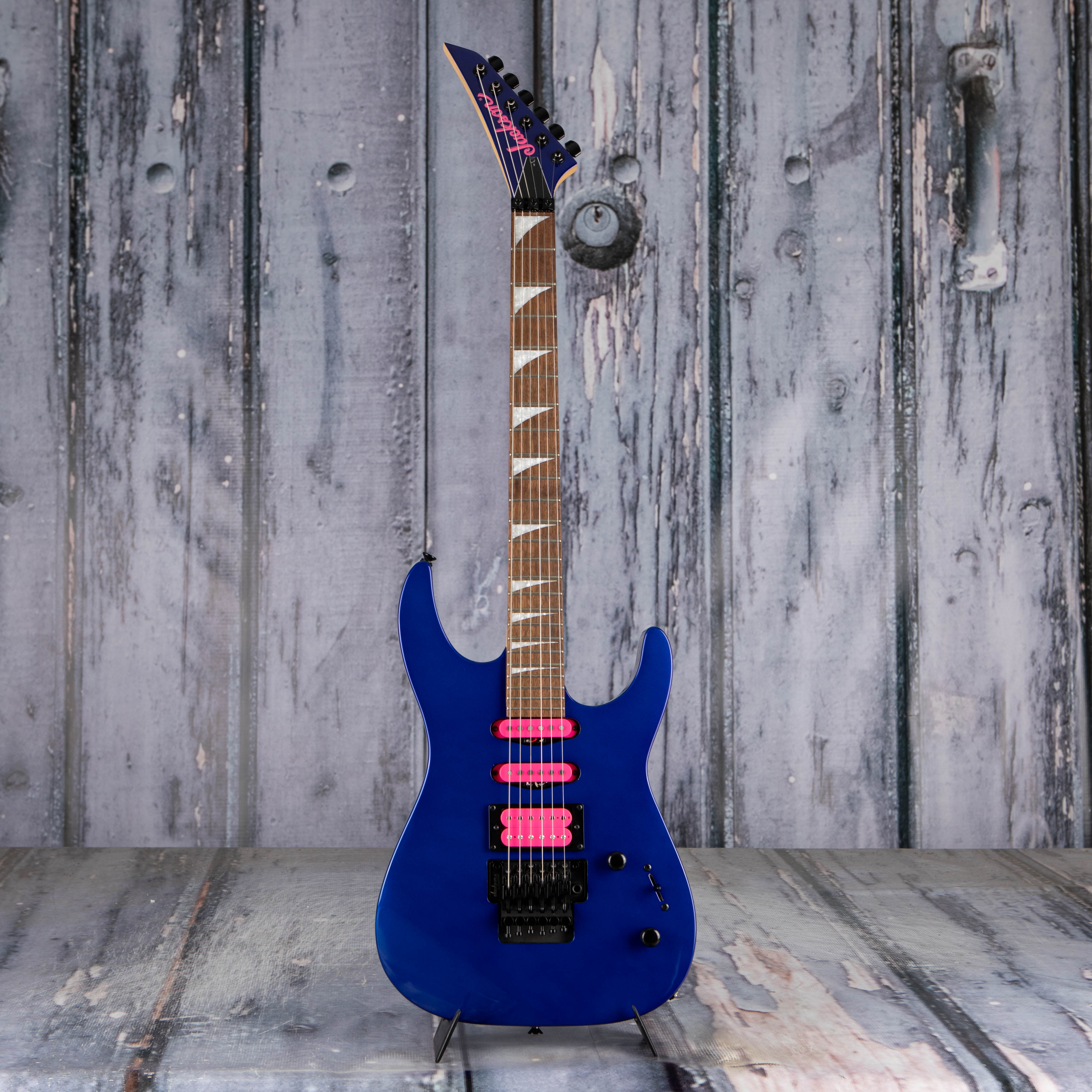 Used Jackson X Series Dinky DK3XR HSS Electric Guitar, Cobalt Blue, front