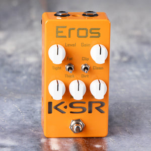 Used KSR Eros Modern Boost EQ Effects Pedal, front