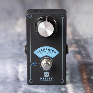 Used Keeley Germanium Amplifier Effects Pedal, front