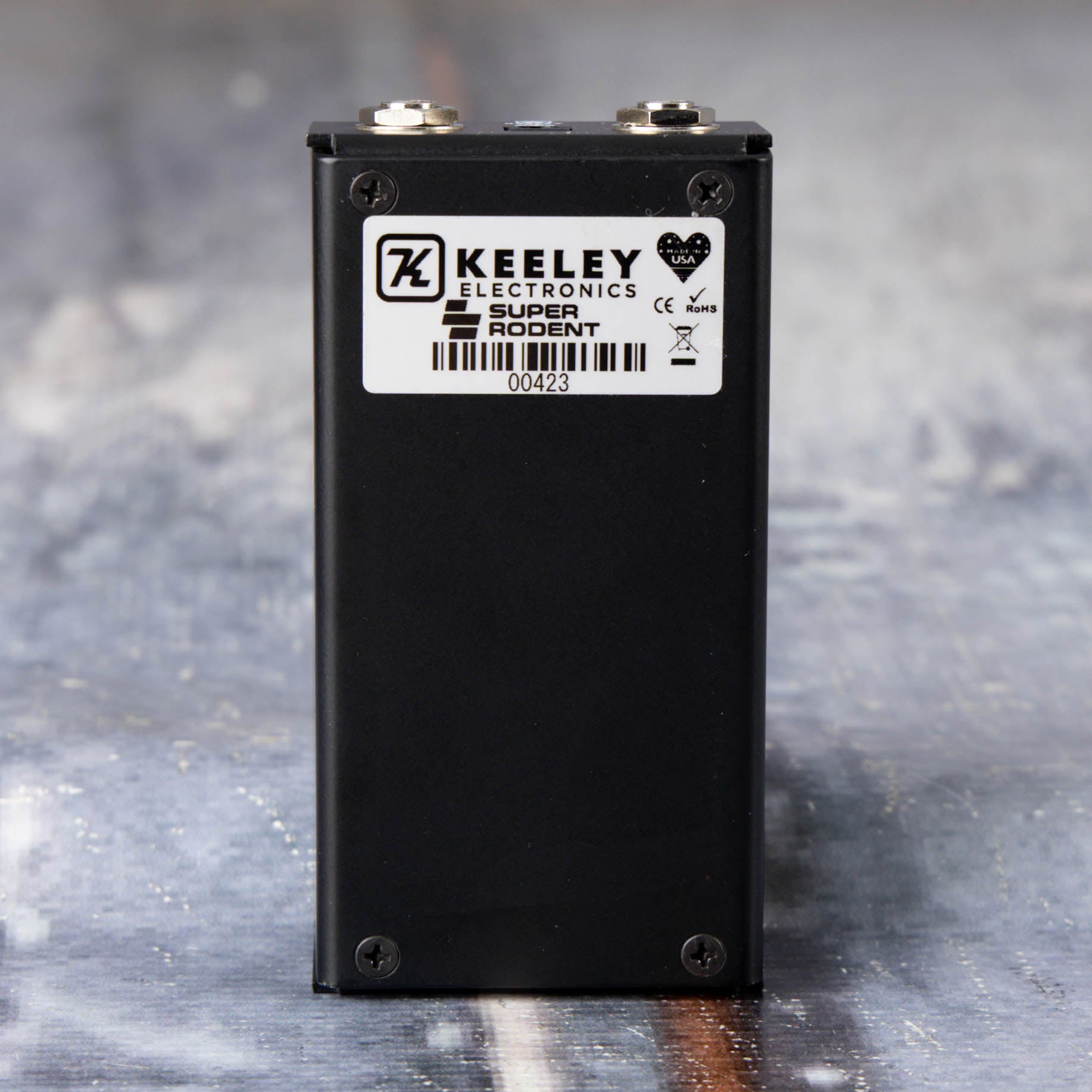 Used Keeley Super Rodent Overdrive And Distortion Effects Pedal, back