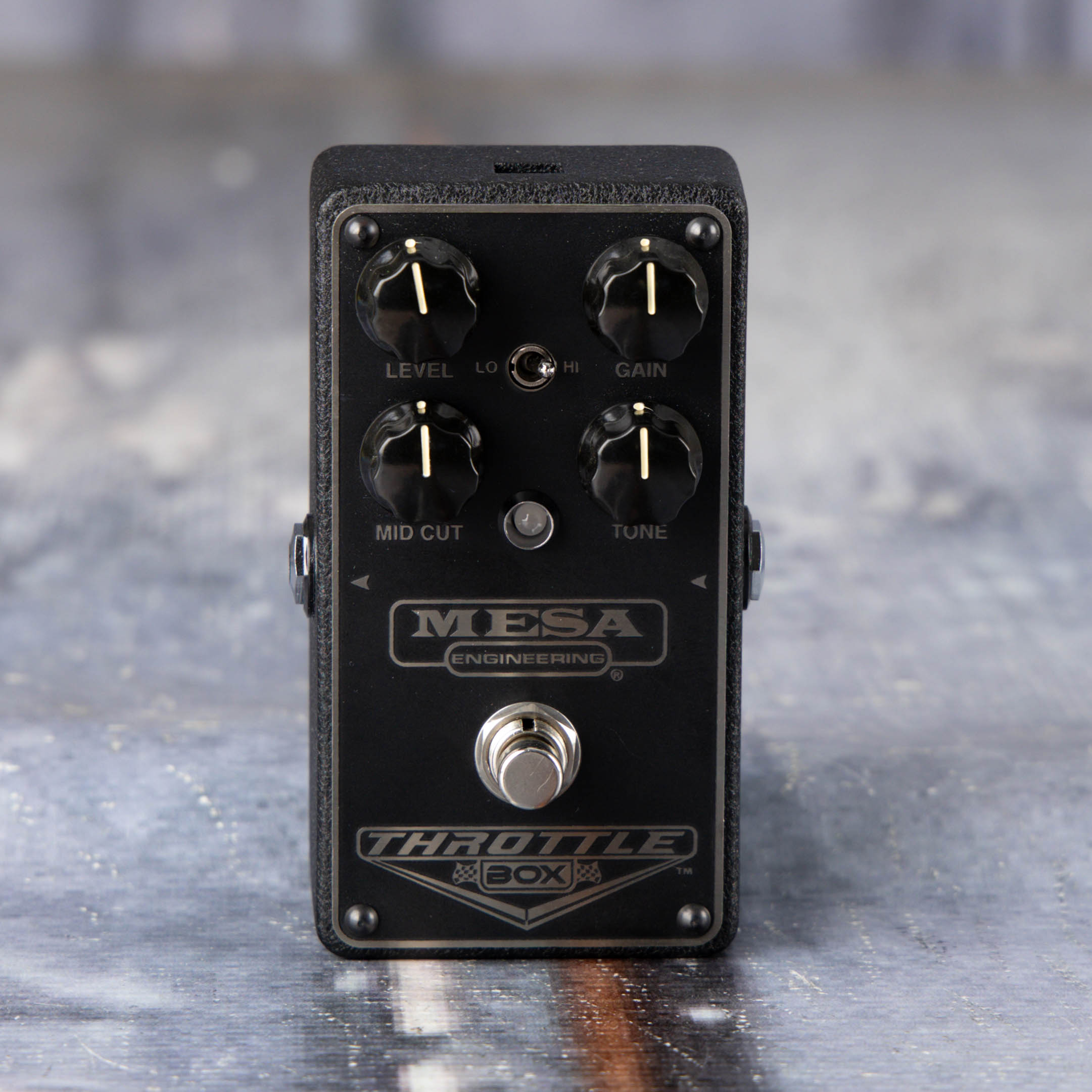 Used MESA/Boogie Throttle Box Distortion Effects Pedal, front