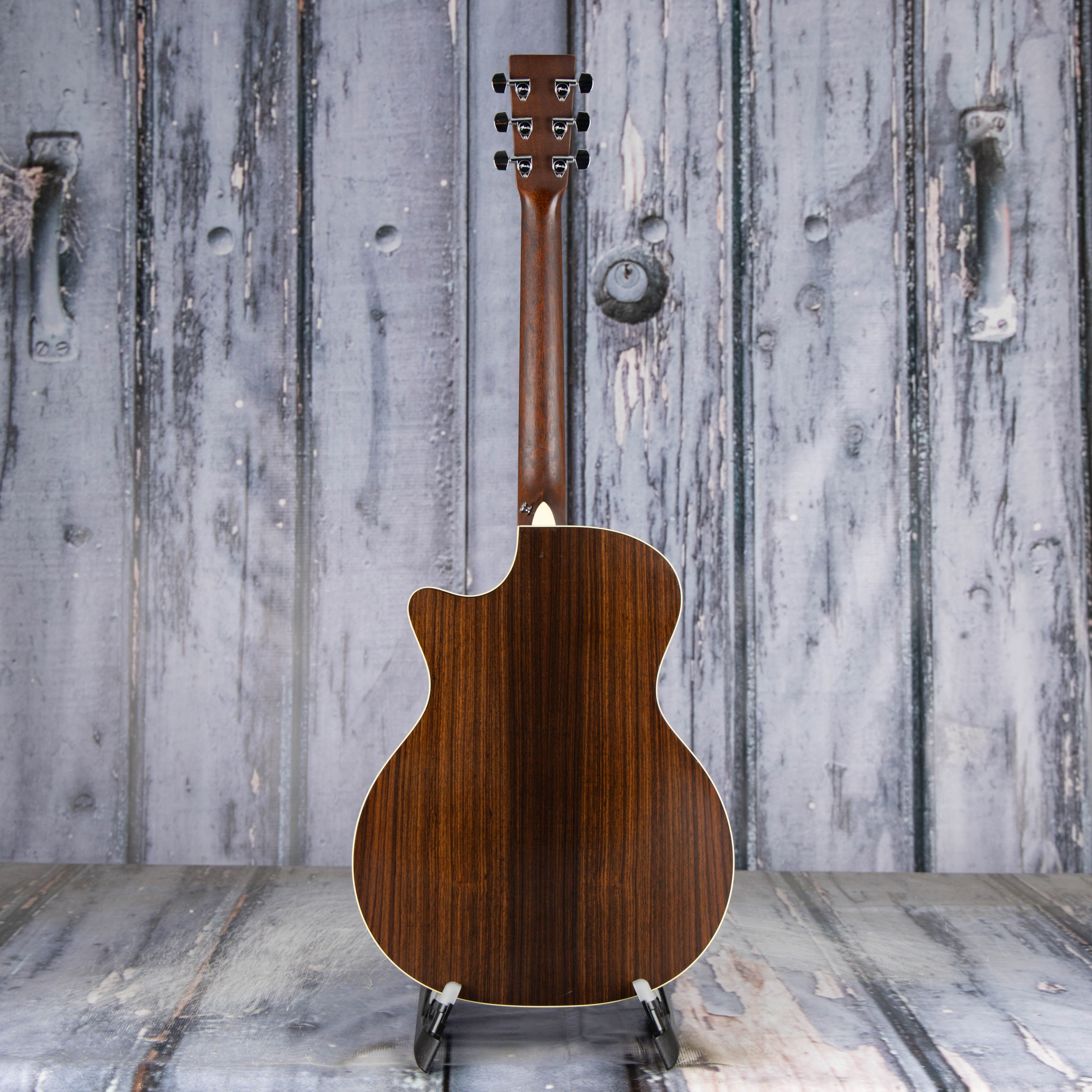 Used Martin GPC Custom Acoustic/Electric Guitar, Natural, back