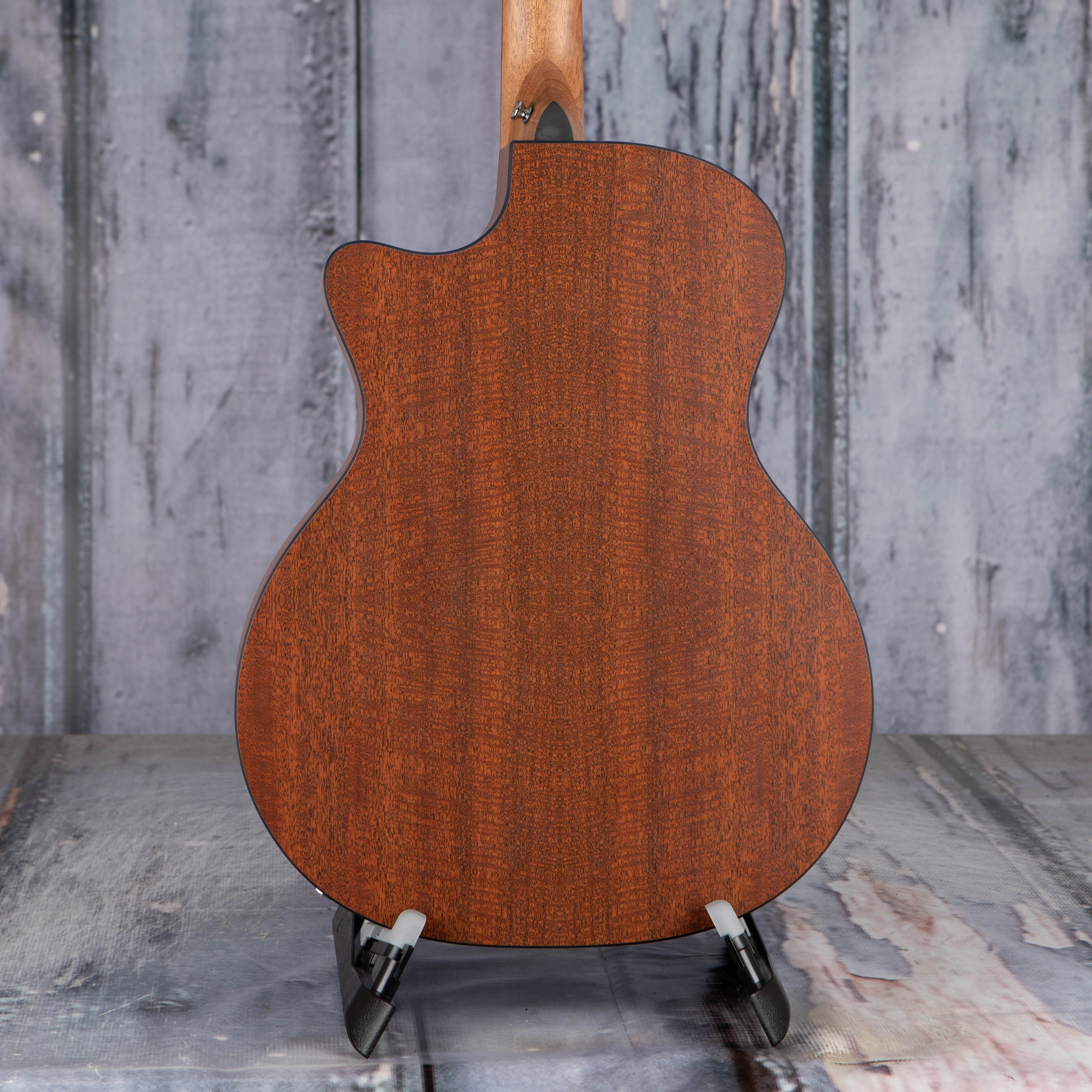Used Martin GPC-X2E Mahogany Acoustic/Electric Guitar, Natural, back closeup
