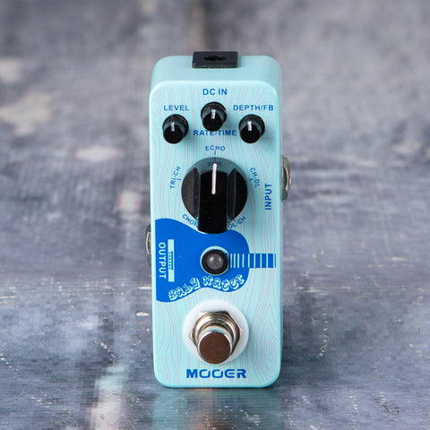 Used Mooer Baby Water Delay/Reverb Effects Pedal, front