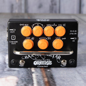 Used Orange Bax Bangeetar Guitar Preamp & EQ Effects Pedal, front