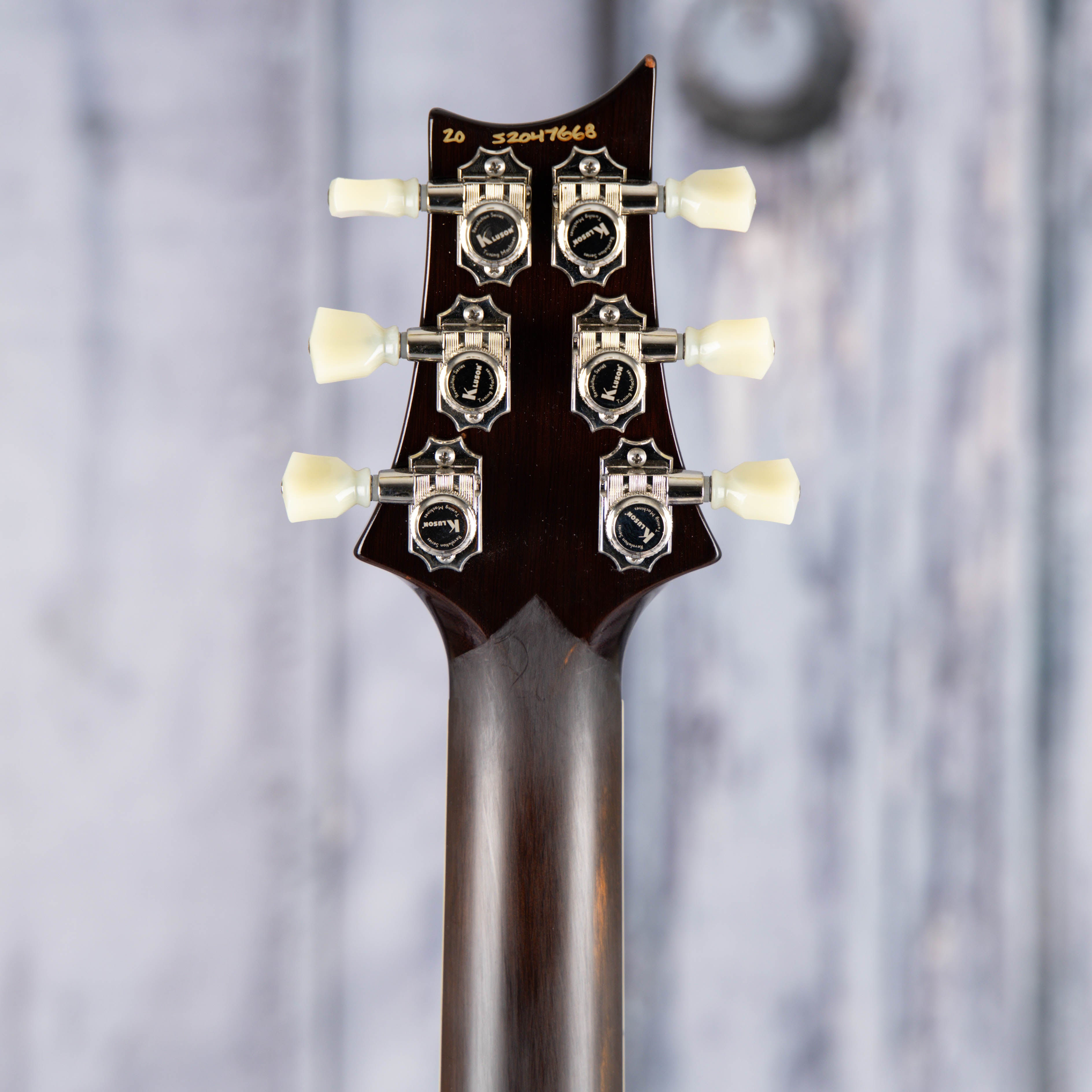 Used PRS S2 McCarty Electric Guitar, 2020, Sunburst, back headstock