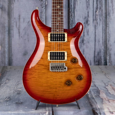 Used Paul Reed Smith 20th Anniversary Custom 24 Electric Guitar, 2005, Cherry Sunburst, front closeup