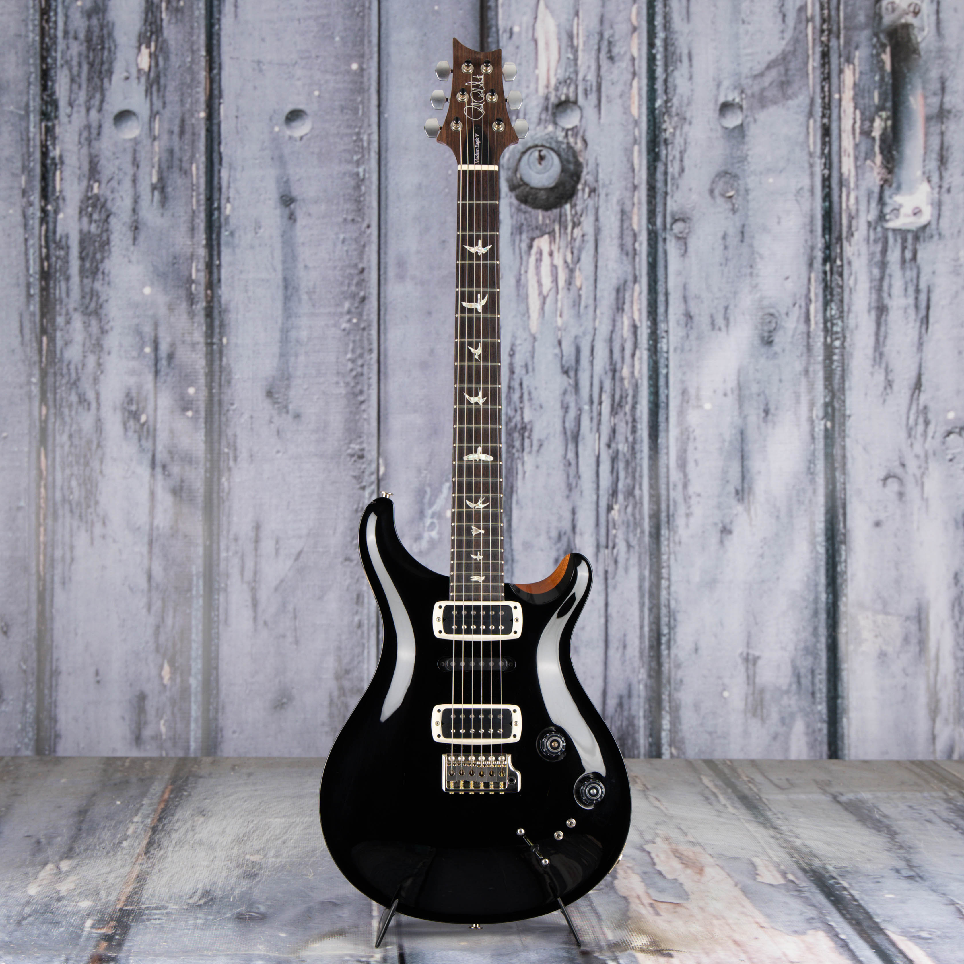 Used Paul Reed Smith Modern Eagle V Electric Guitar, 2023, Black, front