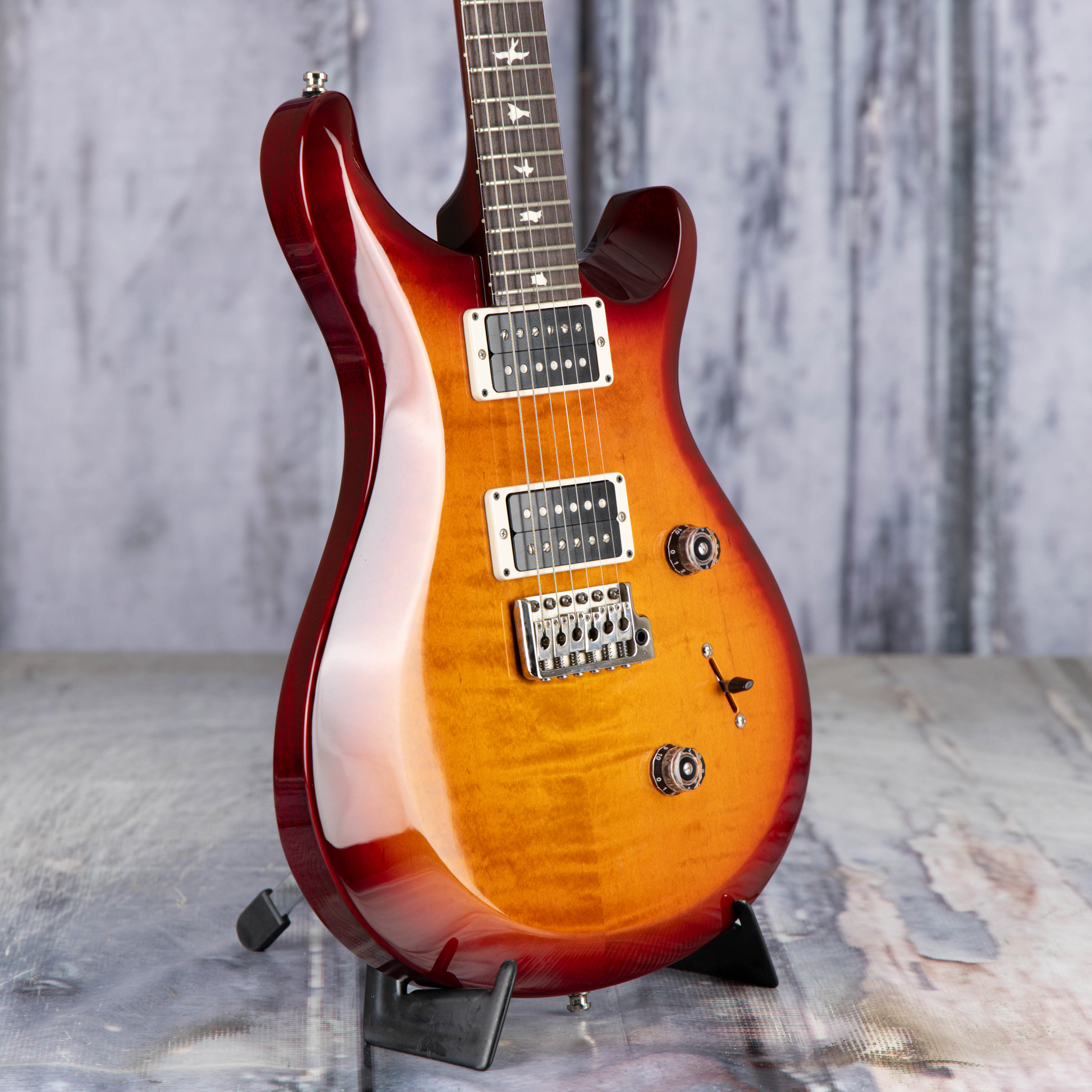 Used Paul Reed Smith S2 Custom 24 Electric Guitar, Sunburst, angle