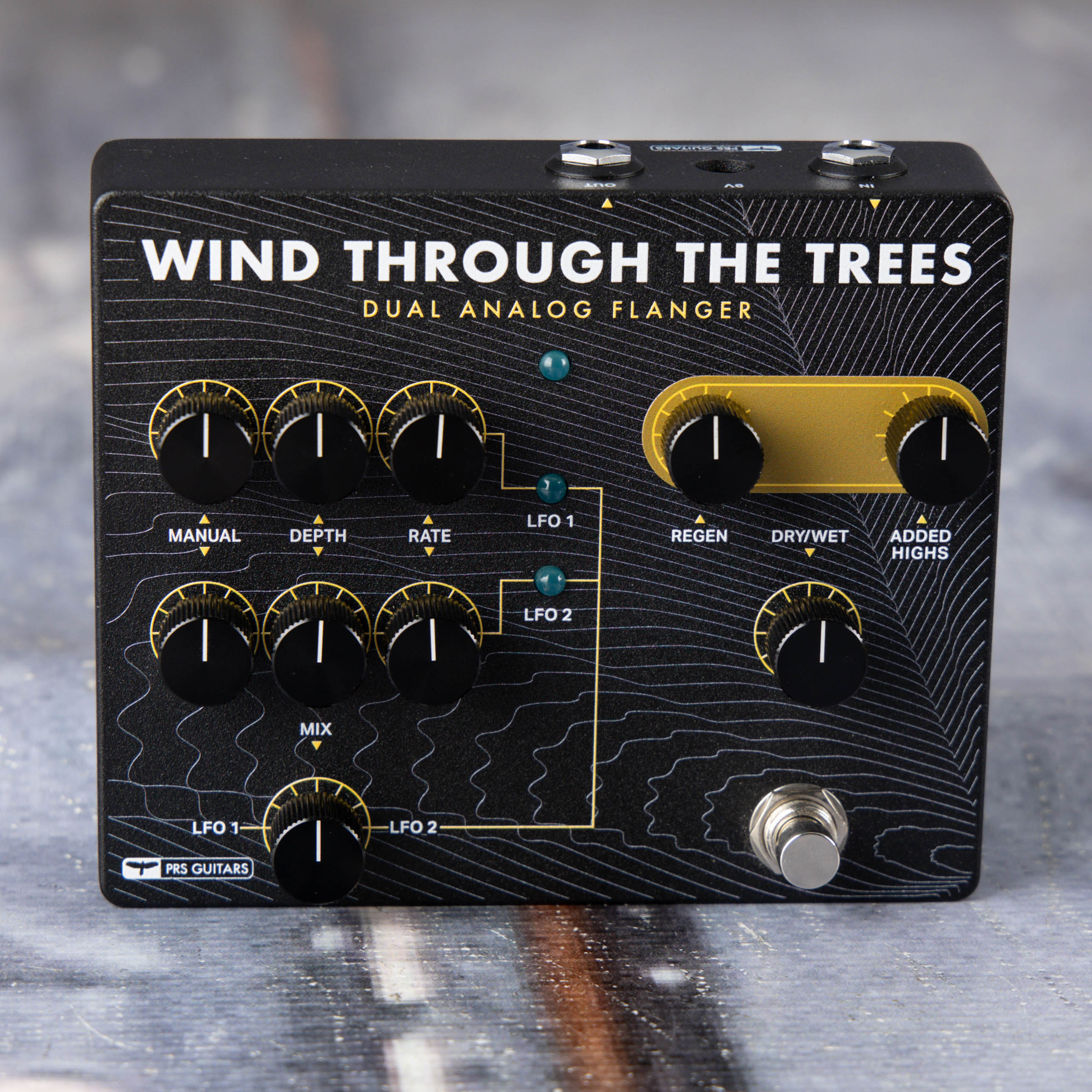 Used Paul Reed Smith Wind Through The Trees Dual Analog Flanger Effects Pedal, front