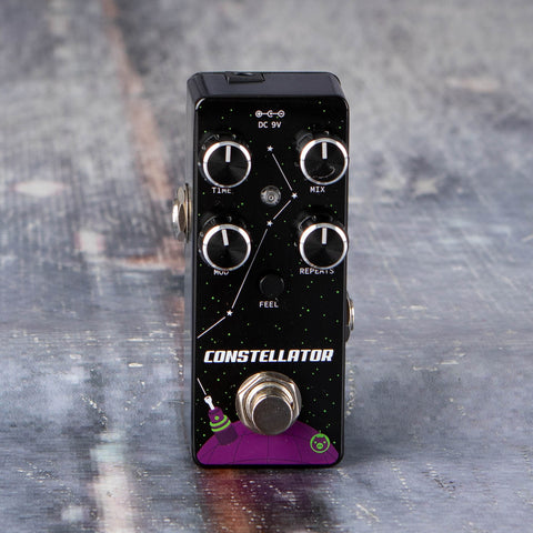 Used Pigtronix Constellator Modulated Analog Delay Effects Pedal, front