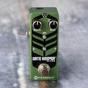 Used Pigtronix Gatekeeper High-Speed Noise Gate Effects Pedal, front