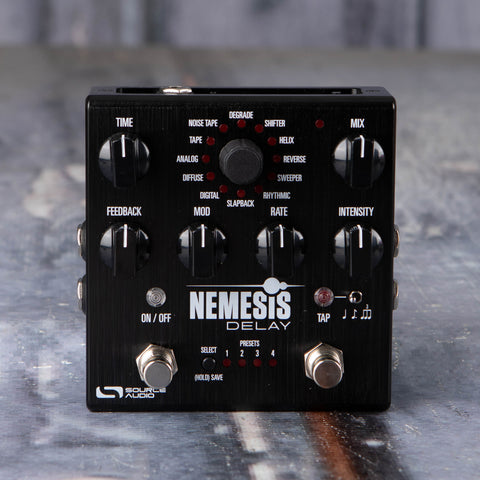 Used Source Audio Nemesis Delay Effects Pedal, front
