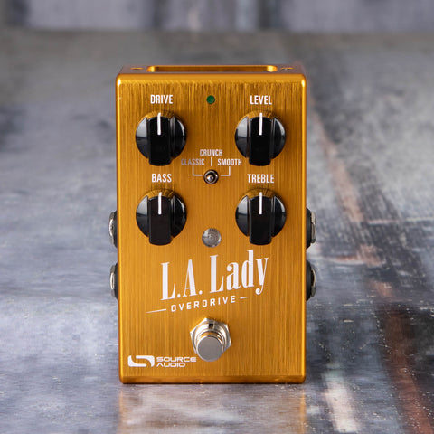 Used Source Audio One Series L.A. Lady Overdrive Effects Pedal, front