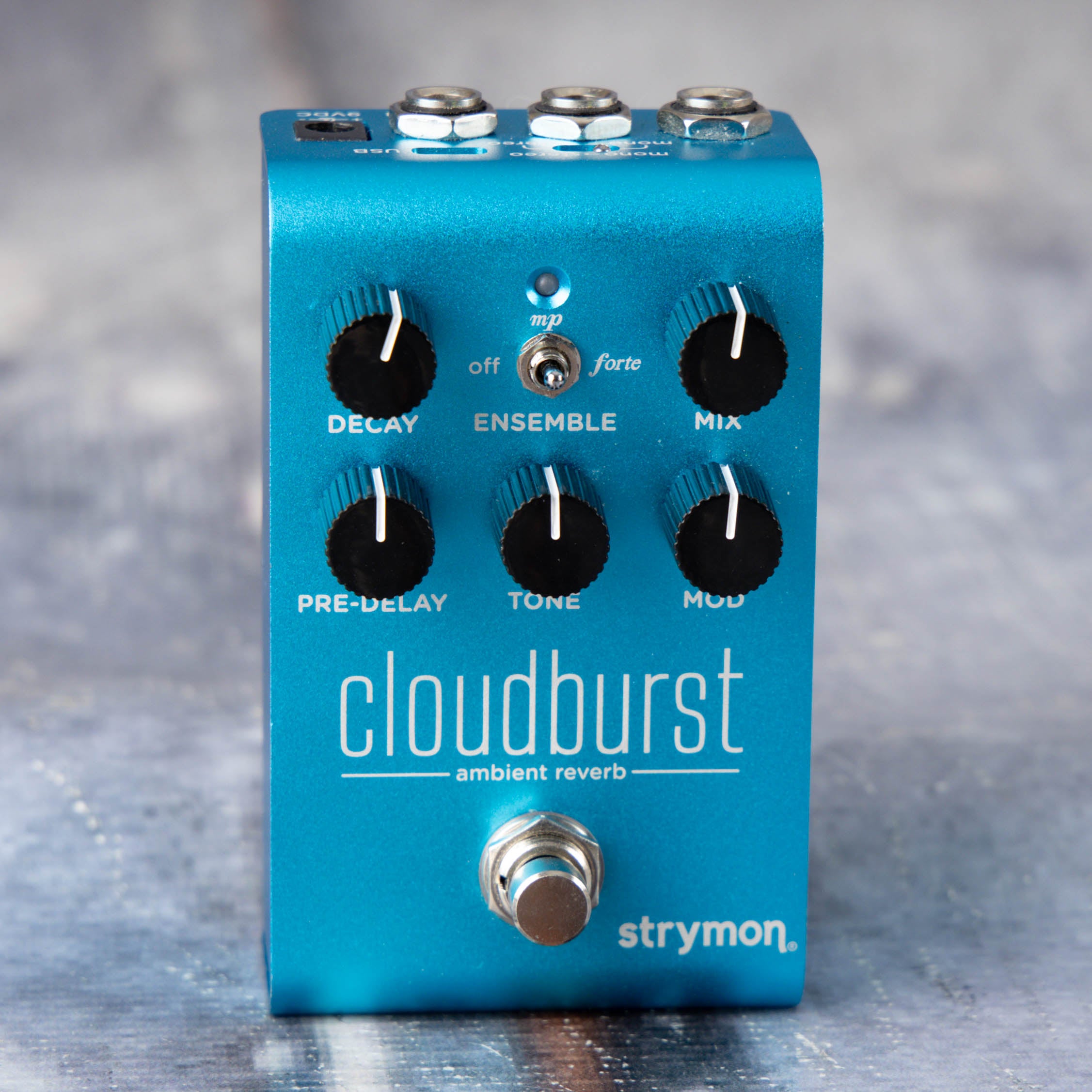 Used Strymon Cloudburst Ambient Reverb Effects Pedal, front