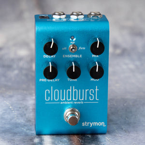 Used Strymon Cloudburst Ambient Reverb Effects Pedal, front