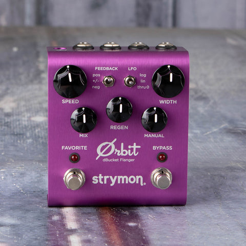 Used Strymon Orbit dBucket Flanger Effects Pedal, front