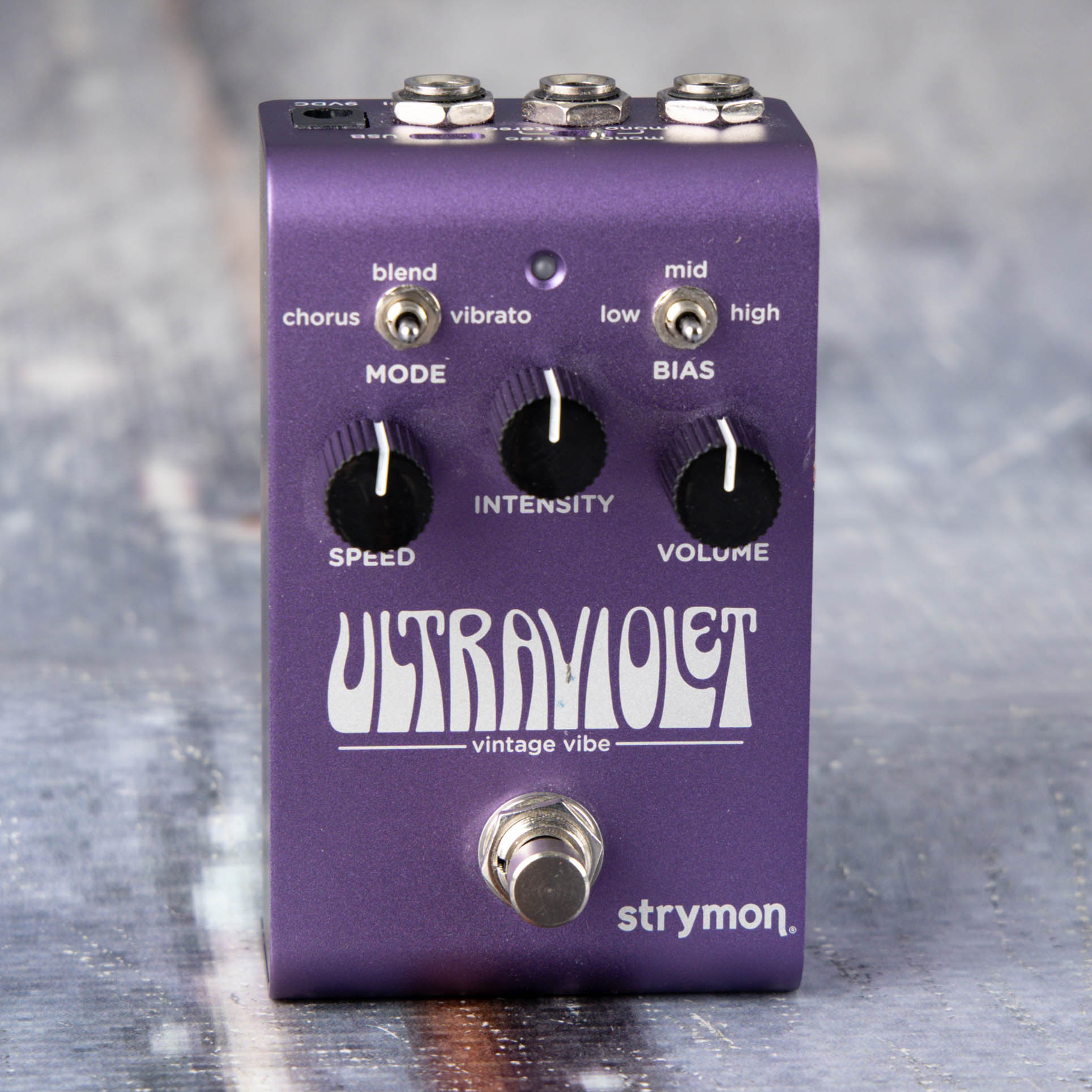 Used Strymon Ultraviolet Vintage Vibe Effects Pedal, front