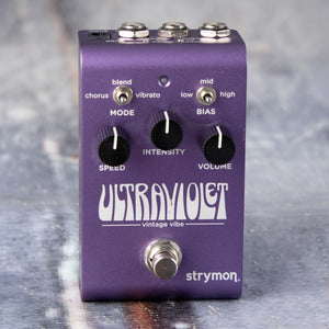 Used Strymon Ultraviolet Vintage Vibe Effects Pedal, front