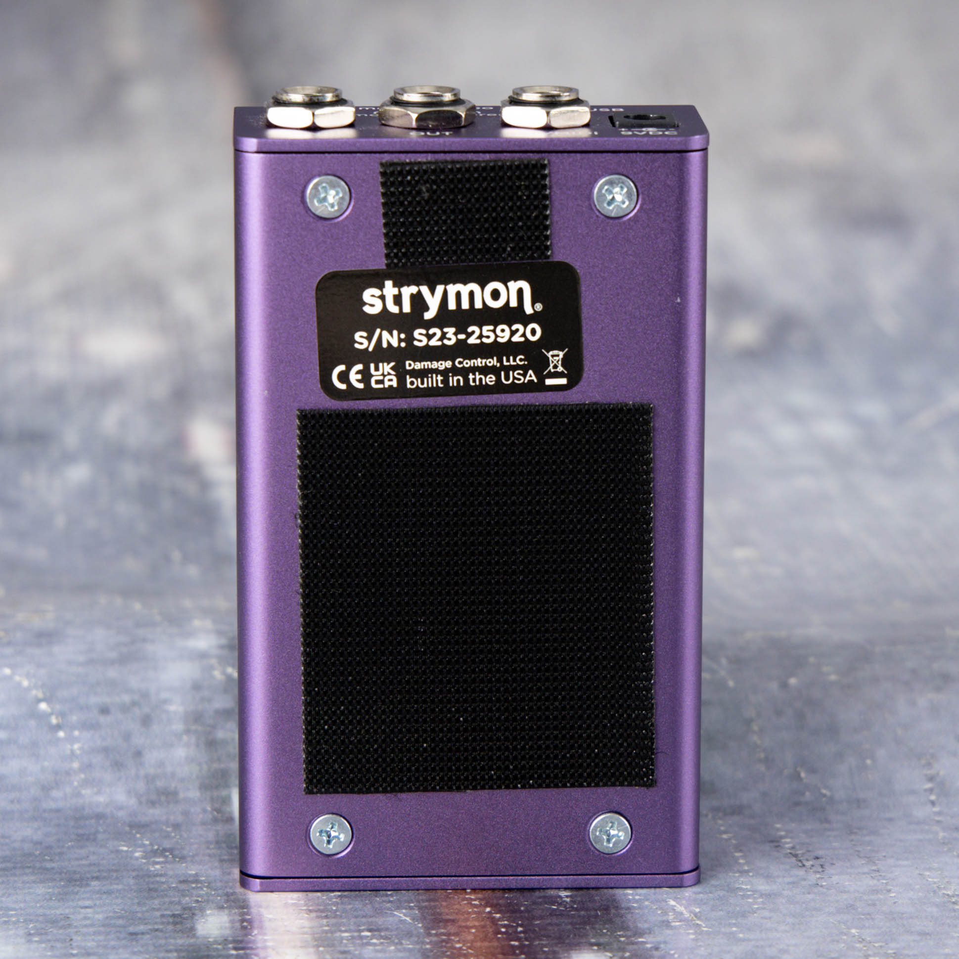 Used Strymon Ultraviolet Vintage Vibe Effects Pedal, back