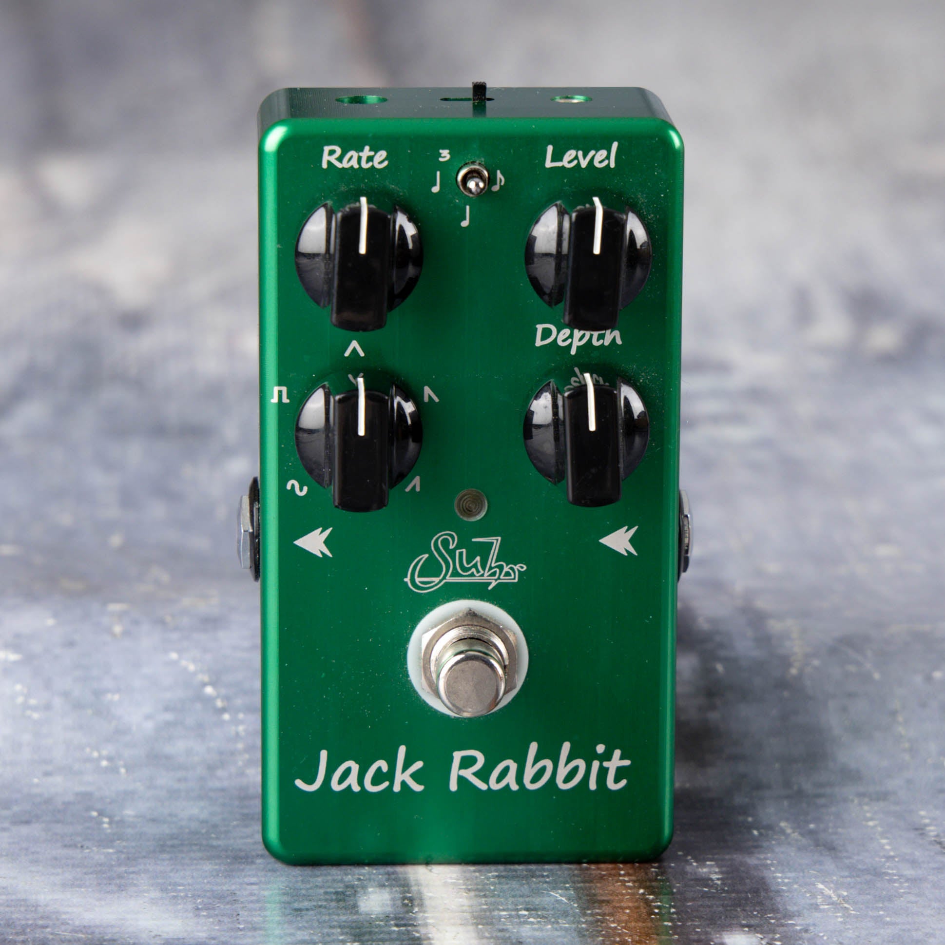 Used Suhr Jack Rabbit Analog Tremolo Effects Pedal, front