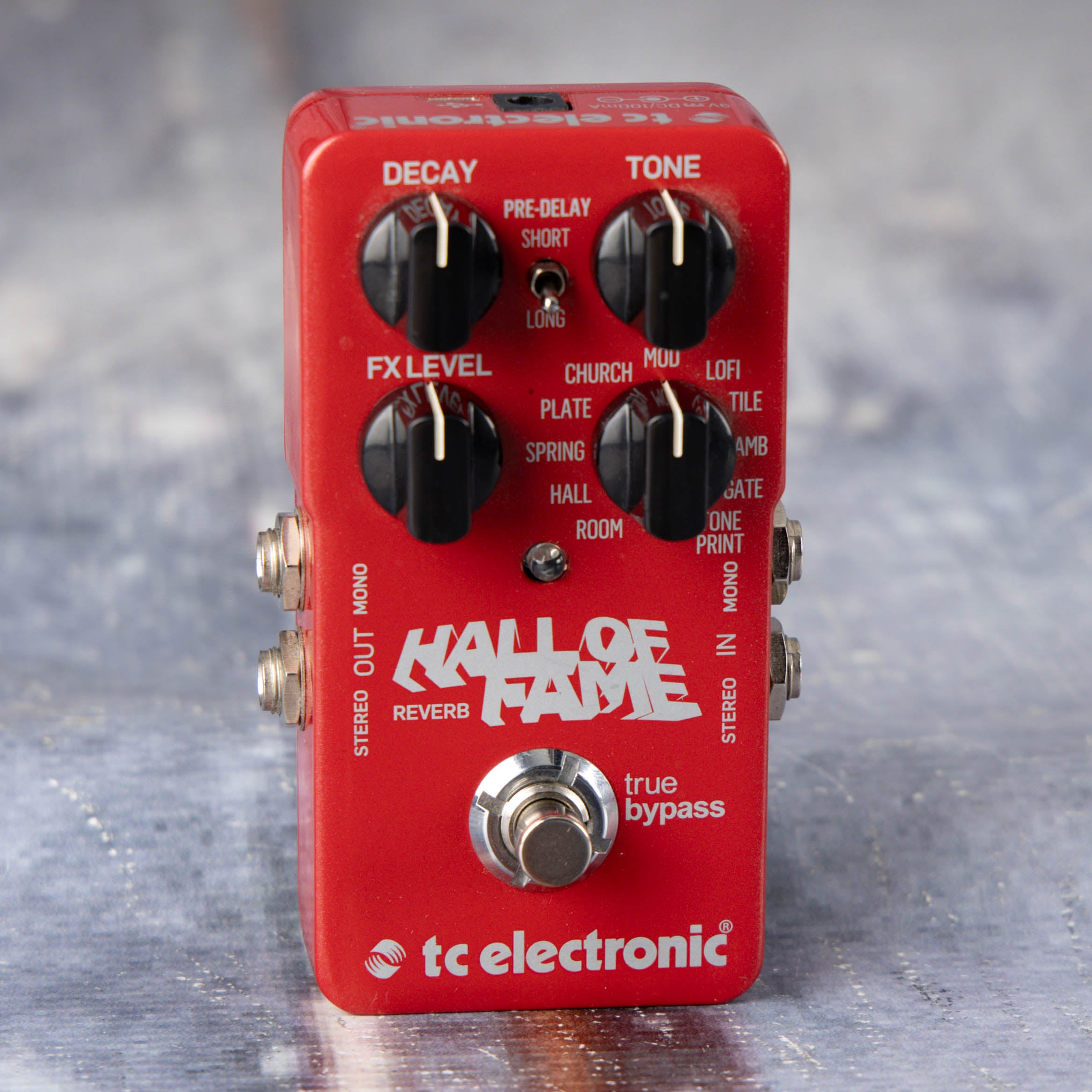 Used TC Electronic Hall of Fame Reverb Effects Pedal, front