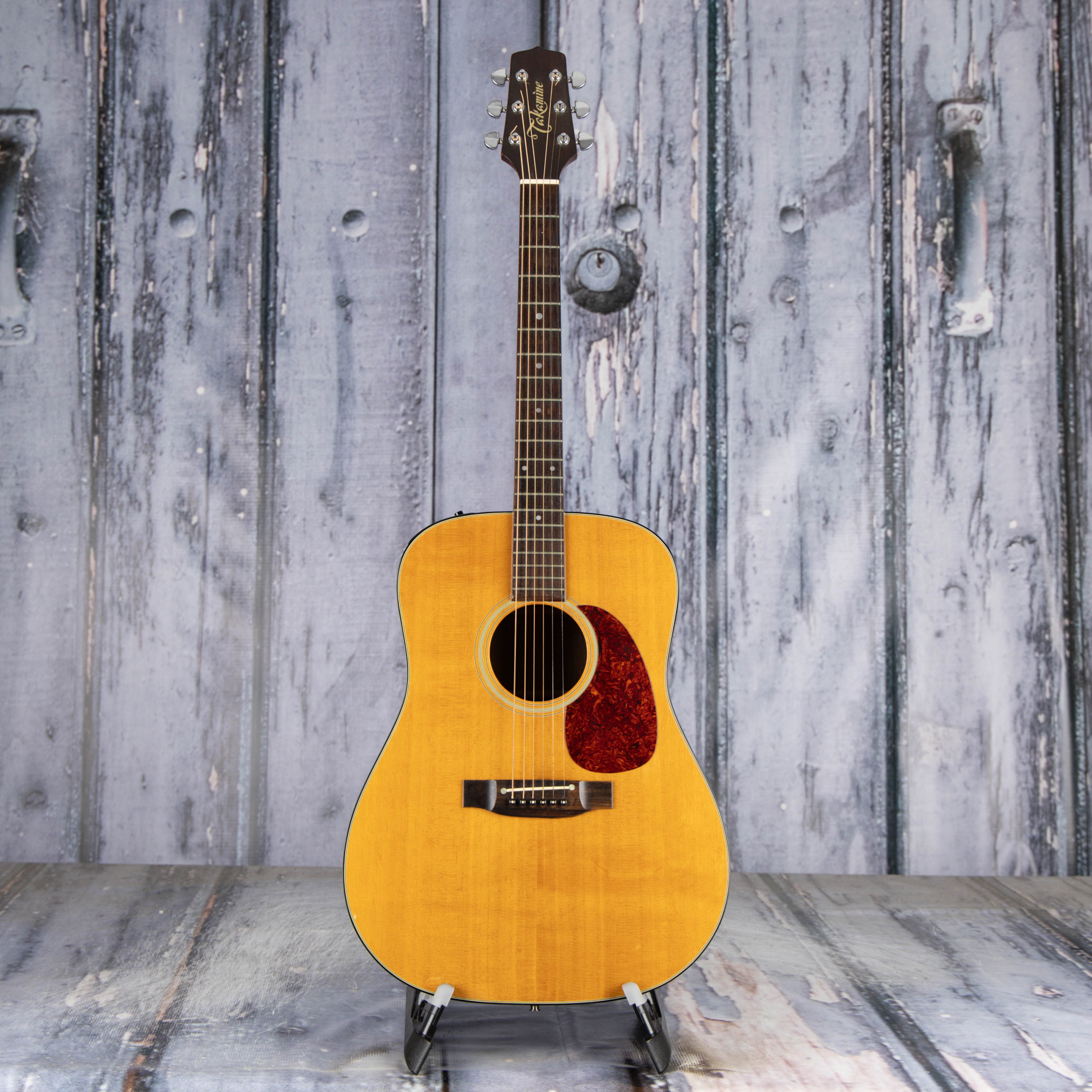 Used Takamine FP-340S Acoustic/Electric Guitar, 1992, Natural, front