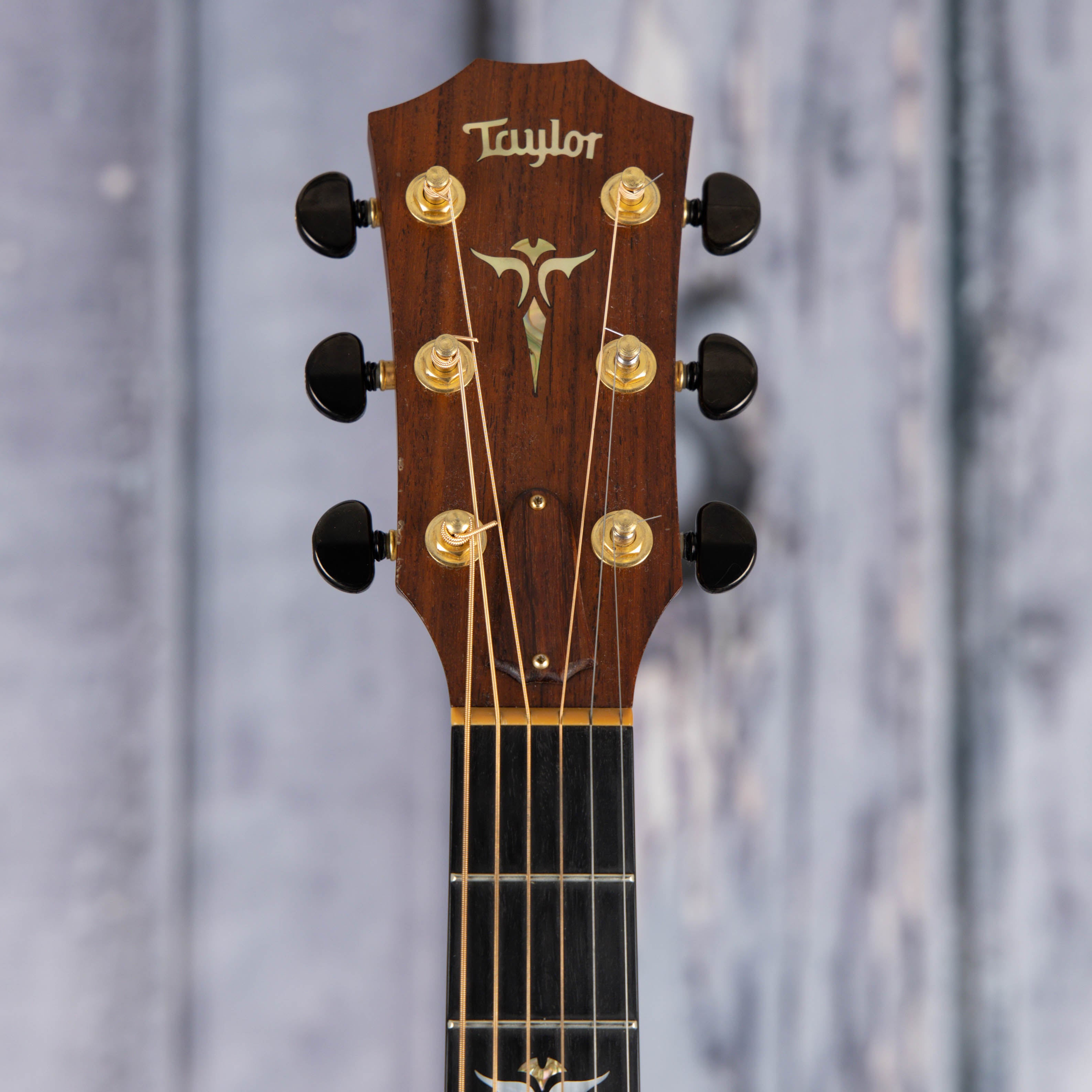 Used Taylor Limited Edition 710-BRZ Acoustic Guitar, 1997, Natural, front headstock