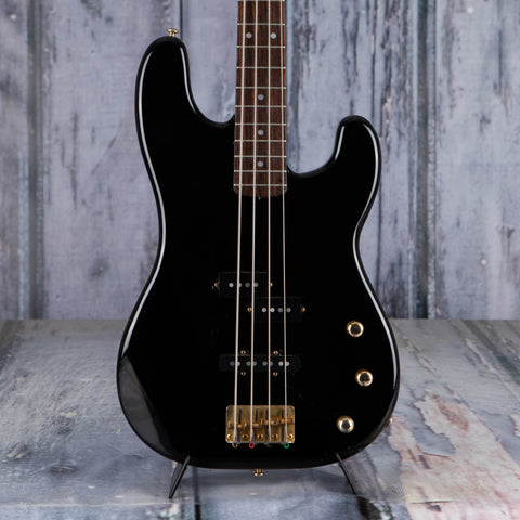 Used Tokai Hard Puncher Electric Bass Guitar, 1981, Black, front closeup
