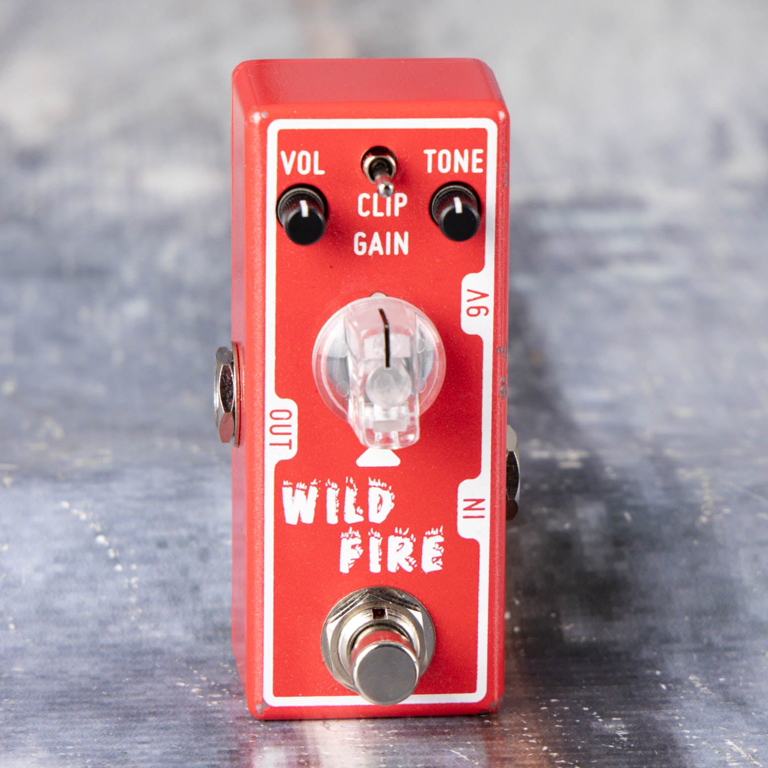 Used Tone City Wild Fire Distortion Effects Pedal, front