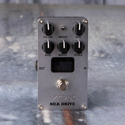 Used VOX Silk Drive Overdrive Effects Pedal, front