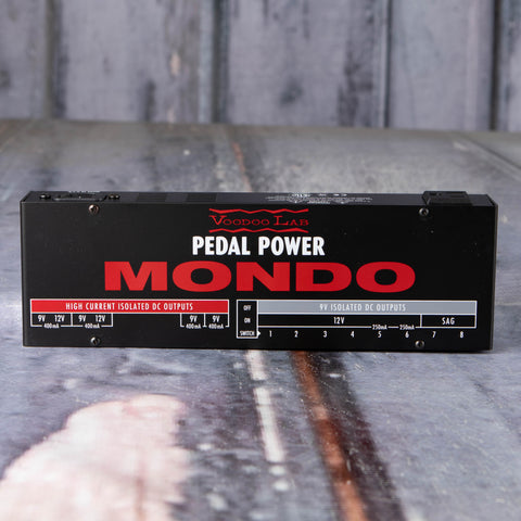 Used Voodoo Lab Pedal Power MONDO Power Supply, front