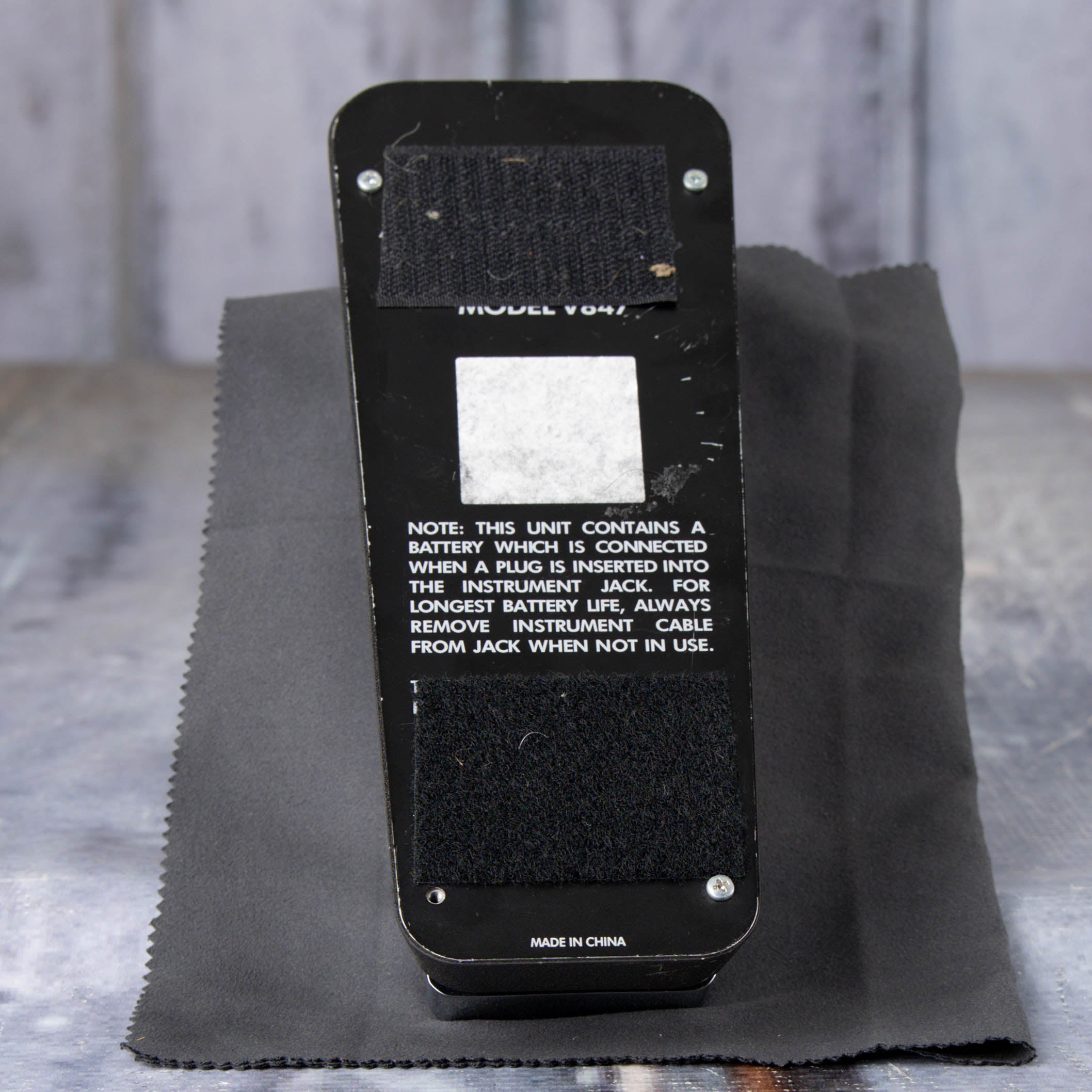 Used Vox V847 Wah Effects Pedal, back